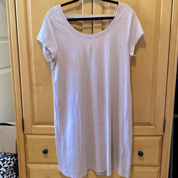 Cable & Gauge Dresses & Skirts - Dusty salt wash pink cotton dress